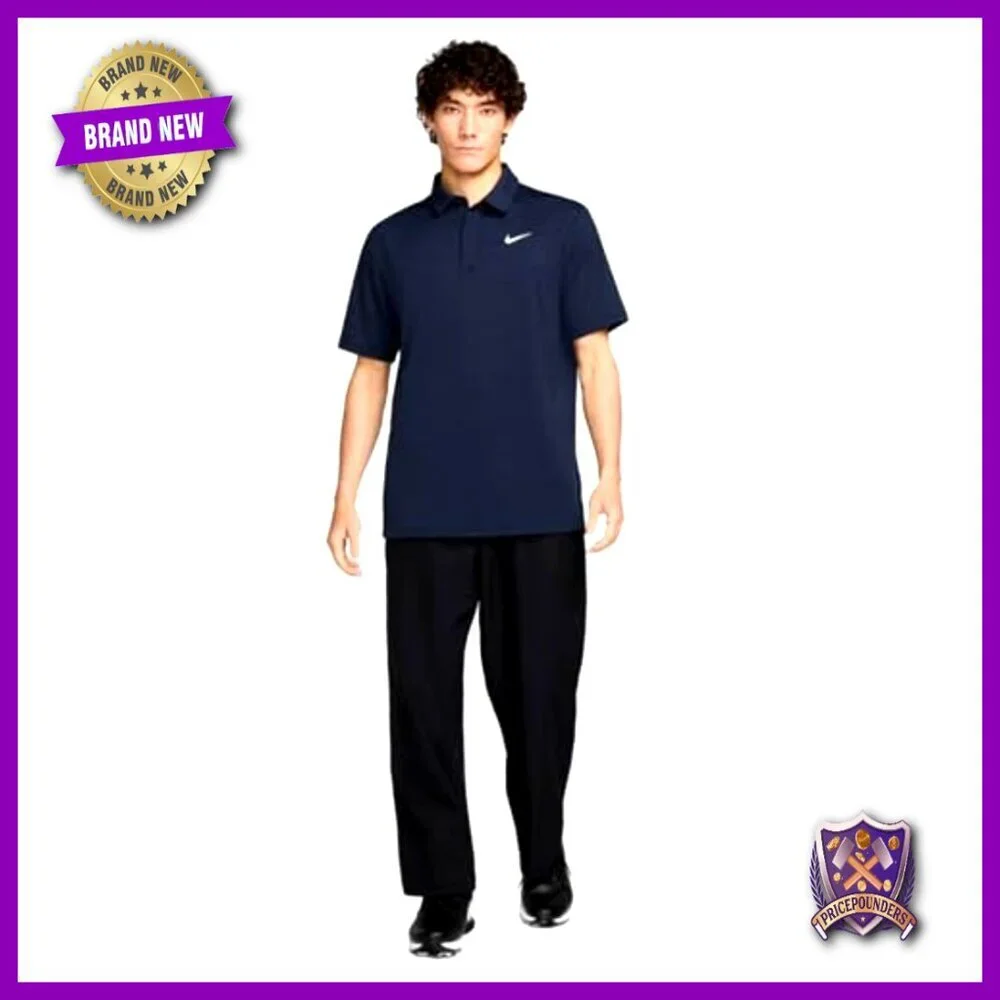 Men's Performance Polo Shirt Lightweight Breathable Active Golf Wear